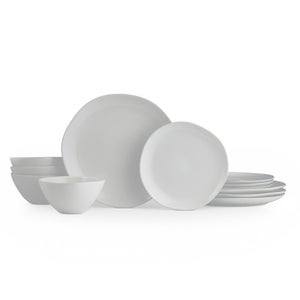 Sophie Conran Arbor 12 Piece Tableware Set - Dove Grey
