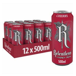 Relentless Cherry Energy Drink 12 x 500ml