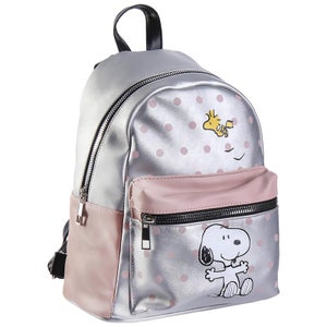 Snoopy and Woodstock Faux-Leather Backpack