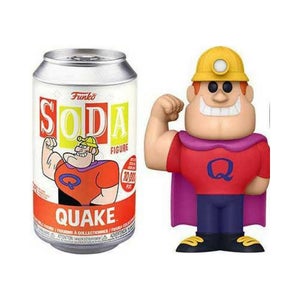 Quaker Oats Quake Vinyl Soda in a Collector Can