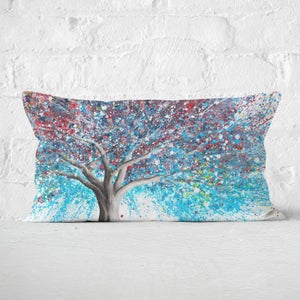 Night Lights Tree Rectangular Cushion