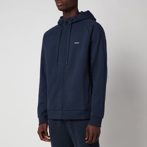 BOSS Green Men's Saggy 1 Zip-Through Hoodie - Navy