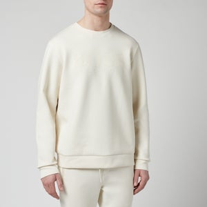 BOSS Athleisure Men's Salbo Iconic Crewneck Sweatshirt - Open White