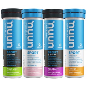 Nuun Hydration 4 Pack - Sport + Caffeine