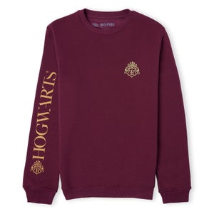 Harry Potter Hogwarts Signature Unisex Sweatshirt - Burgundy