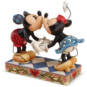 Disney Traditions Smooch For My Sweetie Mickey & Minnie Figurine