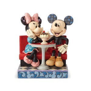 Disney Traditions Love Comes In Many Flavours Mickey & Minnie Figurine