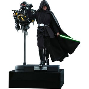 Figura de Acción Luke Skywalker The Mandalorian Star Wars Hot Toys - Versión Deluxe 30 cm