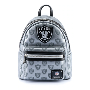 Loungefly NFL Las Vegas Raiders Logo Aop Mini Backpack