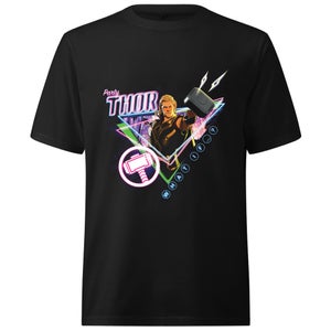 Marvel Party Thor Oversized Heavyweight T-Shirt - Black