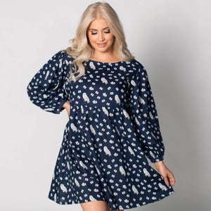 Cakeworthy Harry Potter Hedwig Puffy Long Sleeved Dress