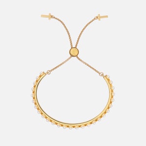Ted Baker Women's Pheoni: Pearl Bubble Drawstring Bracelet - Gold, Pearl