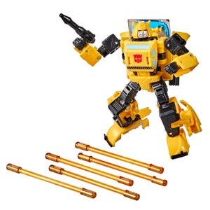 Figurine d'Action Hasbro Transformers Buzzworthy Bumblebee War for Cybertron Deluxe Origin Bumblebee