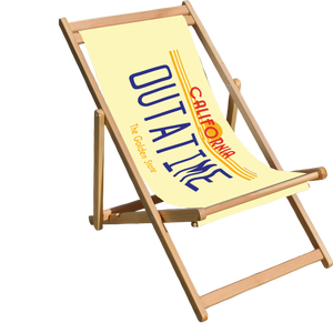 Decorsome x Back to the Future Outatime - The Golden State Deck Chair