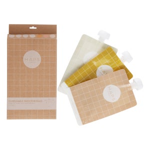 Haps Nordic Sustainable Re-usable Smoothie Food Bags