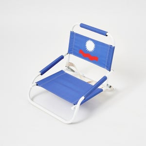 Sunnylife x Daimon Downey Beach Chair - Deep Blue