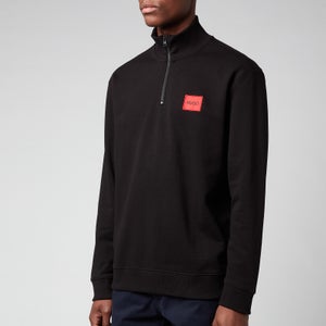 HUGO Men's Durty Quarter Zip Sweatshirt - Black