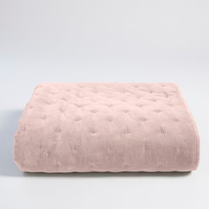 ïn home Cotton Velvet Throw - Pink