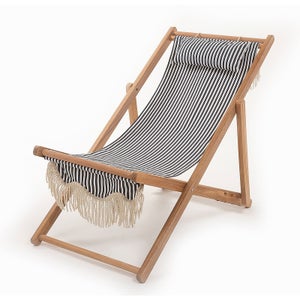 Business & Pleasure Sling Chair - Lauren's Navy Stripe