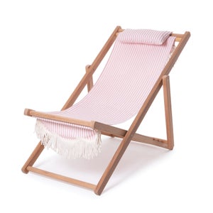 Business & Pleasure Sling Chair - Lauren's Pink Stripe