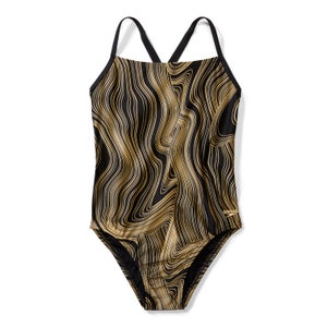 Dripping In Gold Relay Back One Piece