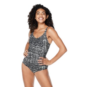 Printed Sweetheart One Piece