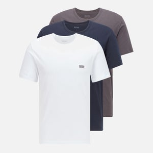 BOSS Bodywear Men's 3-Pack Crewneck T-Shirts - Black/Charcoal/White