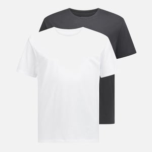 BOSS Bodywear Men's 2-Pack Crewneck T-Shirts - Black/White