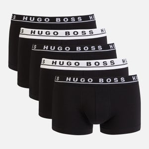 BOSS Bodywear Men's 5-Pack Trunks - Black