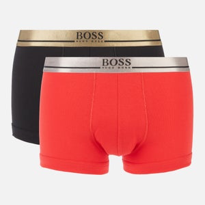 BOSS Bodywear Men's 2-Pack Gift Set Trunks - Open Red