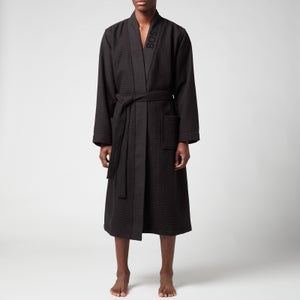 BOSS Bodywear Men's Waffle Kimono - Black