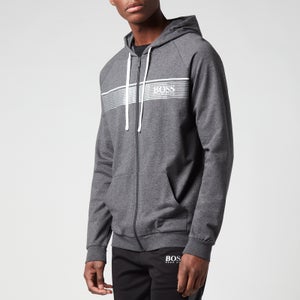 BOSS Bodywear Men's Authentic Hooded Jacket - Medium Grey
