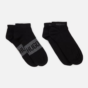 BOSS Bodywear Men's 2-Pack Ankle Socks - Black