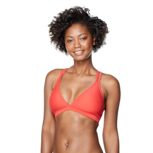 V-Neck Double Strap Bikini Top