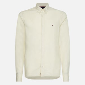 Tommy Hilfiger Men's Cotton Tencel Twill Shirt - Ivory
