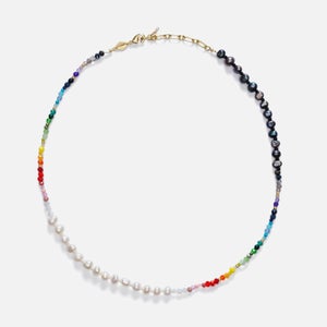 Anni Lu Women's Iris Pearl Necklace - Multi