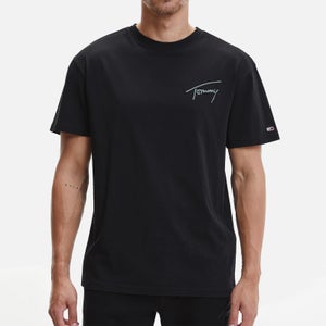 Tommy Jeans Men's Signature Logo T-Shirt - Black
