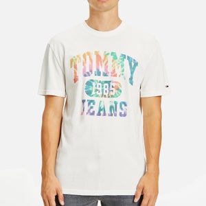 Tommy Jeans Men's Collegiate Tie Dye T-Shirt - White
