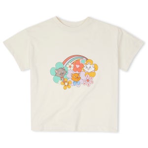 Disney The Aristocats Women's Cropped T-Shirt - Cream