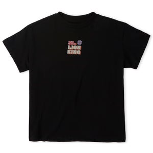 Disney The Lion King Women's Cropped T-Shirt - Black