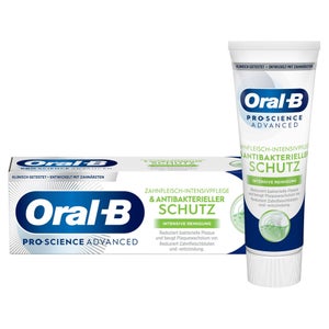 Oral-B PRO-SCIENCE ADVANCED Zahncreme Zahnfleisch-Intensivpflege & Antibakterieller Schutz Intensive Reinigung 75ml