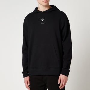Barbour Beacon Mens's Relaxed Pop Over Hoodie - Black
