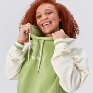 Women's Cropped Hoodie Lime