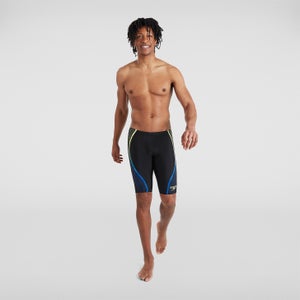 JINSHI Mens Swim Jammers Endurance Swimming Jammer Shorts 