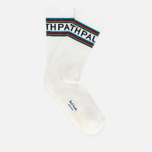PS Paul Smith Men's Big Logo Socks - Off White