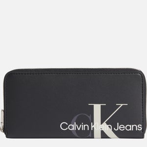 Calvin Klein Jeans Women's Sculpted Mono Zip Around Bag - Black