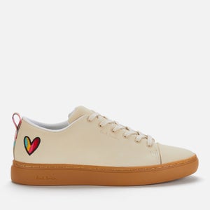 Paul Smith Women's Lee Suede Cupsole Trainers - Cream Heart