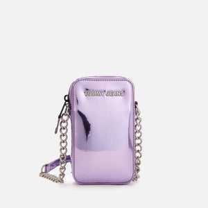 Tommy Jeans Women's Phone Pouch - Violet Mirror