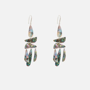 Isabel Marant Women's Wild Fly Shell Earrings - Multicolor/Silver