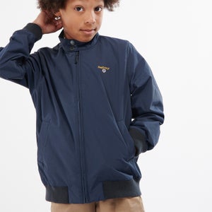 Barbour Boys' Crested Royston Casual Jacket - Navy